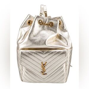 YSL Backpack - Light Gold